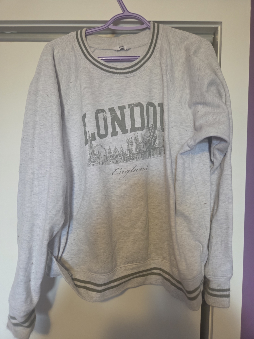 Bluenotes Light Gray 'London' Crewneck Sweater
